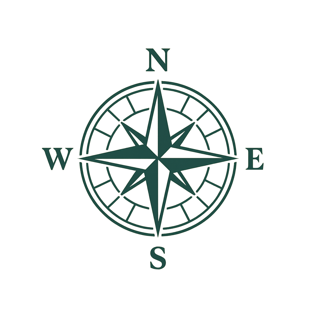 Compass rose background graphic